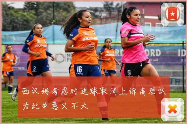 西汉姆考虑对进球取消上诉高层认为此举意义不大
